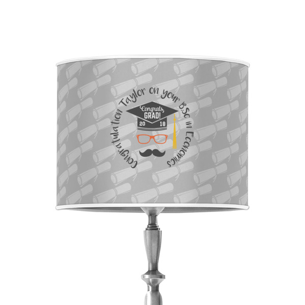Custom Hipster Graduate 8" Drum Lamp Shade - Poly-film (Personalized)