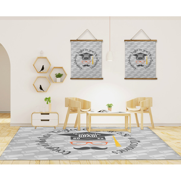 Hipster Graduate 8'x10' Indoor Area Rugs - IN CONTEXT