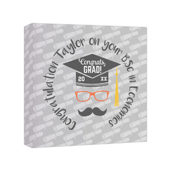 Hipster Graduate Canvas Print - 8x8 (Personalized)