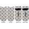 Hipster Graduate Adult Ankle Socks - Double Pair - Front and Back - Apvl