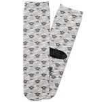 Hipster Graduate Adult Crew Socks (Personalized)
