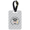 Hipster Graduate Aluminum Luggage Tag (Personalized)