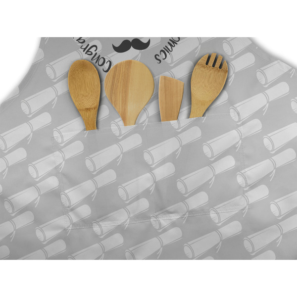 Hipster Graduate Apron - Pocket Detail with Props