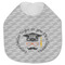 Hipster Graduate Jersey Knit Baby Bib w/ Name or Text