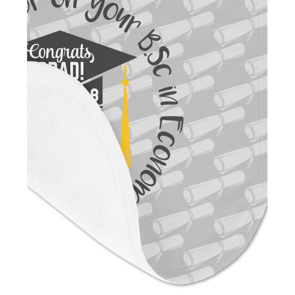 Hipster Graduate Baby Bib - AFT detail