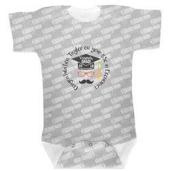 Hipster Graduate Baby Bodysuit (Personalized)