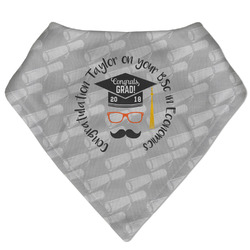 Hipster Graduate Bandana Bib (Personalized)