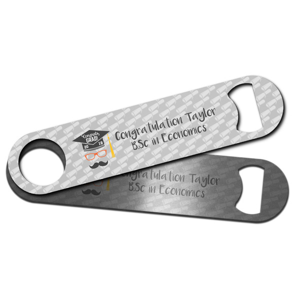 Hipster Graduate Bar Bottle Opener - Main