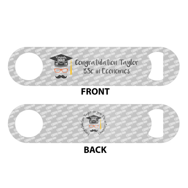 Hipster Graduate Bar Bottle Opener - White - Approval