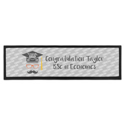 Hipster Graduate Bar Mat - Large (Personalized)