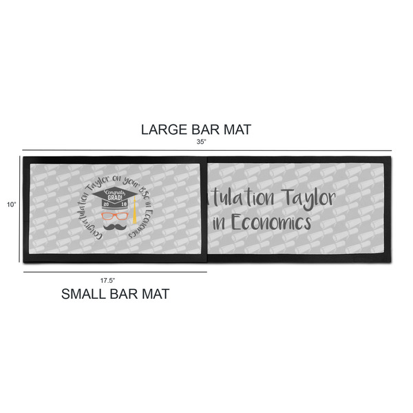 Hipster Graduate Bar Mats - Sizing Chart