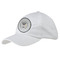 Hipster Graduate Baseball Cap - White (Personalized)