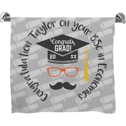 Hipster Graduate Bath Towel (Personalized)