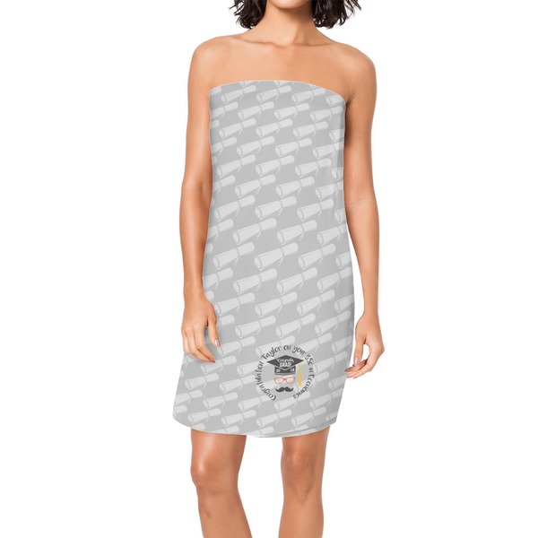 Custom Hipster Graduate Spa / Bath Wrap (Personalized)