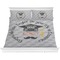 Hipster Graduate Comforter Set - King (Personalized)