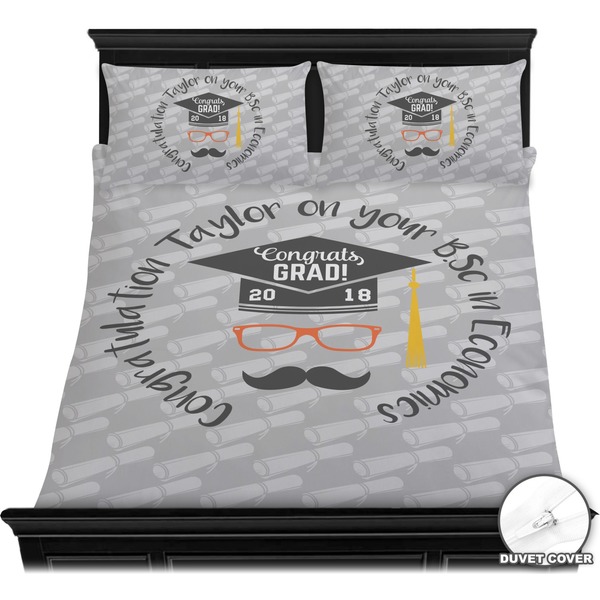 Hipster Graduate Bedding Set (Queen) - Duvet