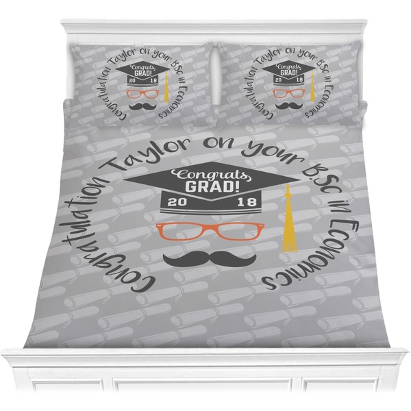 Custom Hipster Graduate Comforters (Personalized)