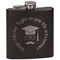 Hipster Graduate Black Flask Set (Personalized)