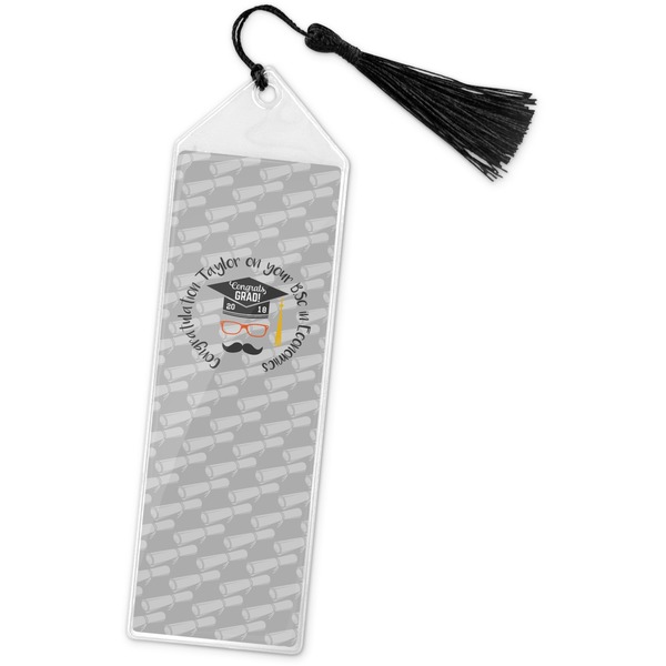Custom Hipster Graduate Book Mark w/Tassel (Personalized)