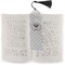 Hipster Graduate Bookmark with tassel - In book