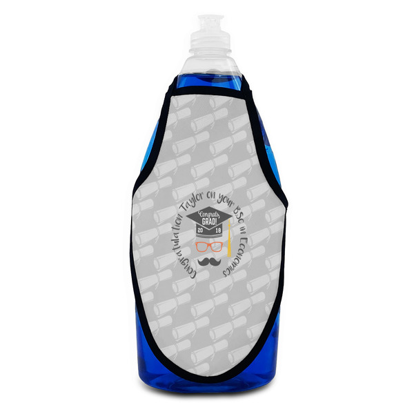 Hipster Graduate Bottle Apron - Soap - FRONT