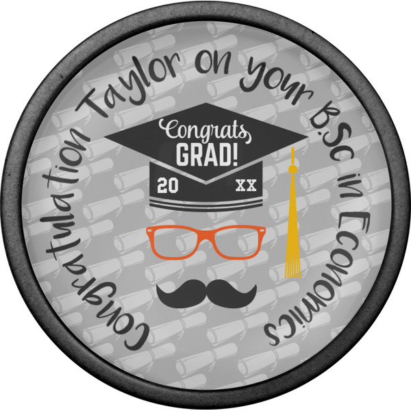 Hipster Graduate Cabinet Knob - Black - Front