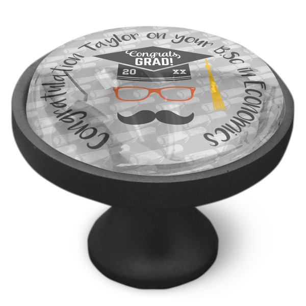 Hipster Graduate Cabinet Knob - Black - Side
