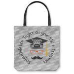 Hipster Graduate Canvas Tote Bag - Small - 13"x13" (Personalized)
