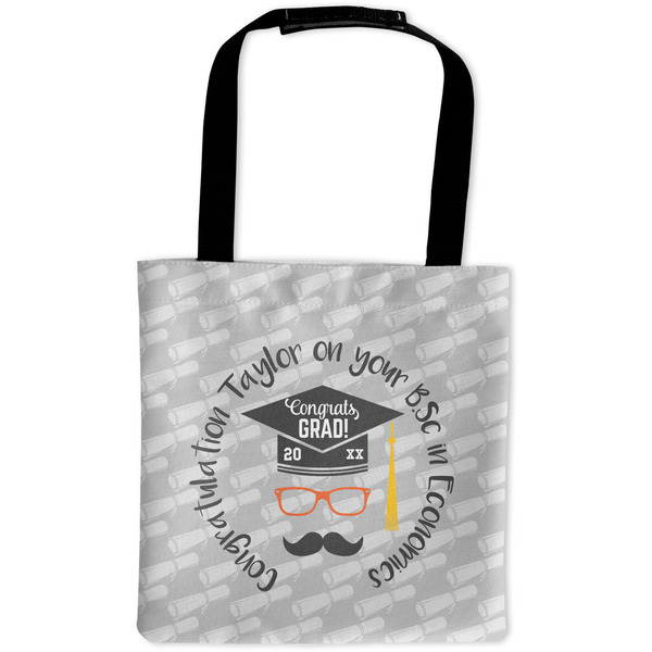 Custom Hipster Graduate Auto Back Seat Organizer Bag (Personalized)