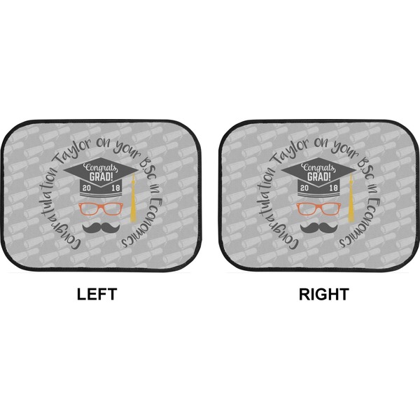 Hipster Graduate Car Floor Mats (Back Seat) (Approval)