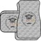 Hipster Graduate Car Floor Mats Set - 2 Front & 2 Back (Personalized)