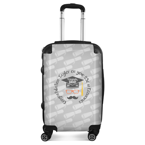 Custom Hipster Graduate Suitcase - 20" Carry On (Personalized)