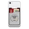 Hipster Graduate Cell Phone Credit Card Holder w/ Phone