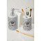 Hipster Graduate Ceramic Bathroom Accessories - LIFESTYLE (toothbrush holder & soap dispenser)