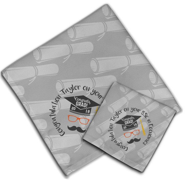 Hipster Graduate Cloth Napkins - Personalized Lunch & Dinner (PARENT MAIN)
