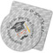 Hipster Graduate Rubber Backed Coaster (Personalized)