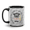 Hipster Graduate Coffee Mug - 11 oz - Black
