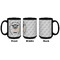 Hipster Graduate Coffee Mug - 15 oz - Black APPROVAL