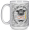 Hipster Graduate Coffee Mug - 15 oz - White Full