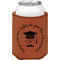 Hipster Graduate Leatherette Can Sleeve - Single Sided (Personalized)