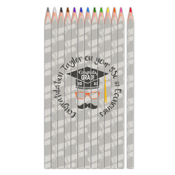 Hipster Graduate Colored Pencils (Personalized)