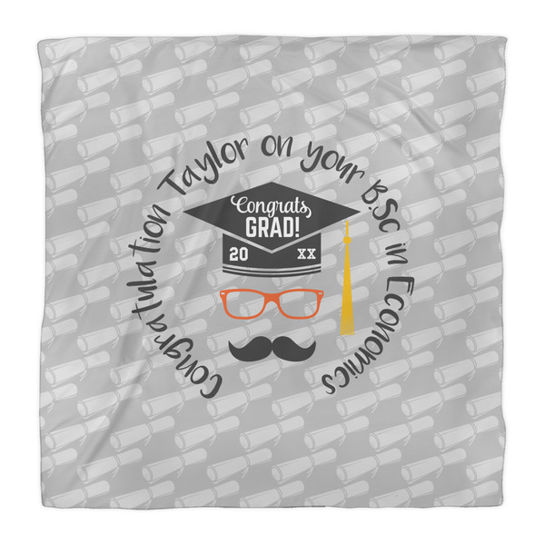 Hipster Graduate Comforter - Queen - Front