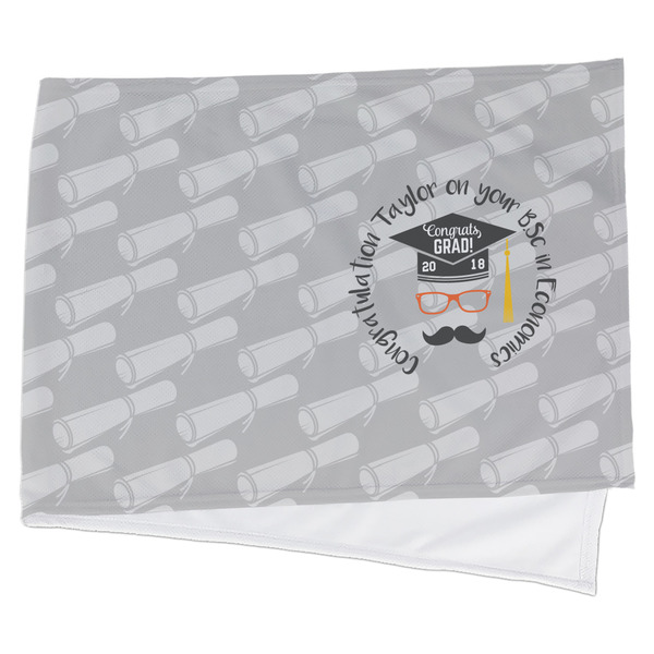 Custom Hipster Graduate Cooling Towel (Personalized)