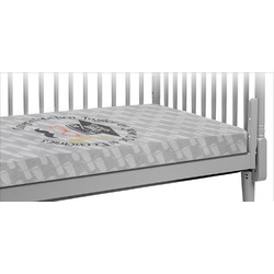 Hipster Graduate Crib Fitted Sheet (Personalized)