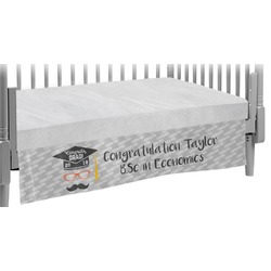 Hipster Graduate Crib Skirt (Personalized)