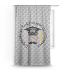Hipster Graduate Curtain - 50"x84" Panel (Personalized)