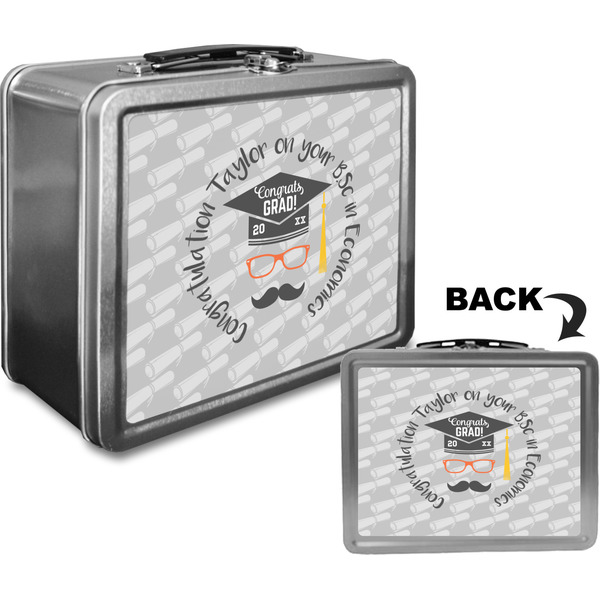 Hipster Graduate Custom Lunch Box / Tin Approval