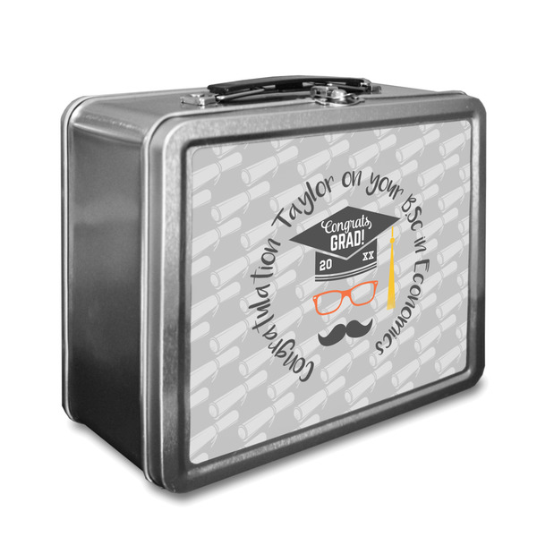 Custom Hipster Graduate Lunch Box (Personalized)