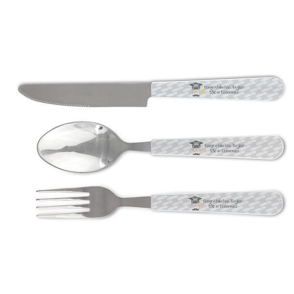 Custom Hipster Graduate Cutlery Set (Personalized)