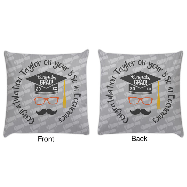 Hipster Graduate Decorative Pillow Case - Approval